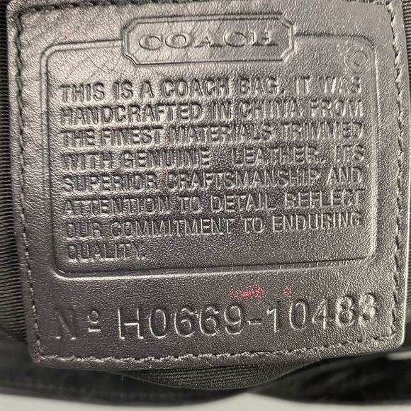 Coach Black and Gold Hobo Bag - Picture 5 of 10